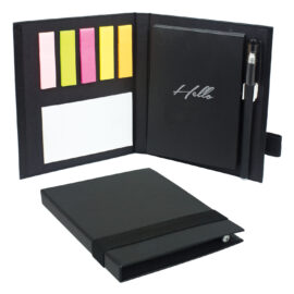 Deluxe Sticky Notebook – Black