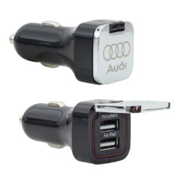 Flip Top Dual USB Car Charger