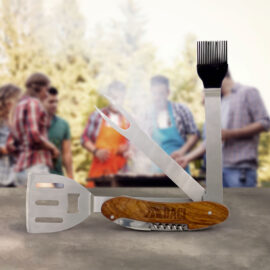 Multi Function BBQ Tool – Wooden